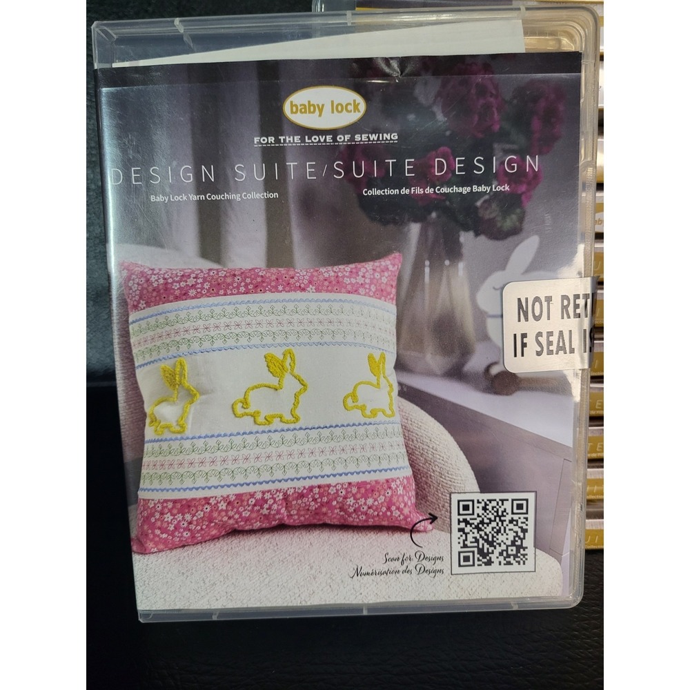 NEW 2025 Baby Lock Design Suite "YARN COUCHING COLLECTION" CUSTOM EMBROIDERY USB